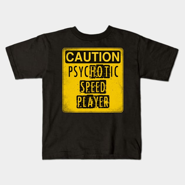 Speed card game player. Perfect present for mother dad friend him or her Kids T-Shirt by SerenityByAlex